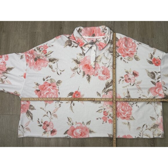 Secret Treasures Pajama Top Womens 2X‎ Flower Floral Comfy Soft Cozicore - Picture 5 of 9